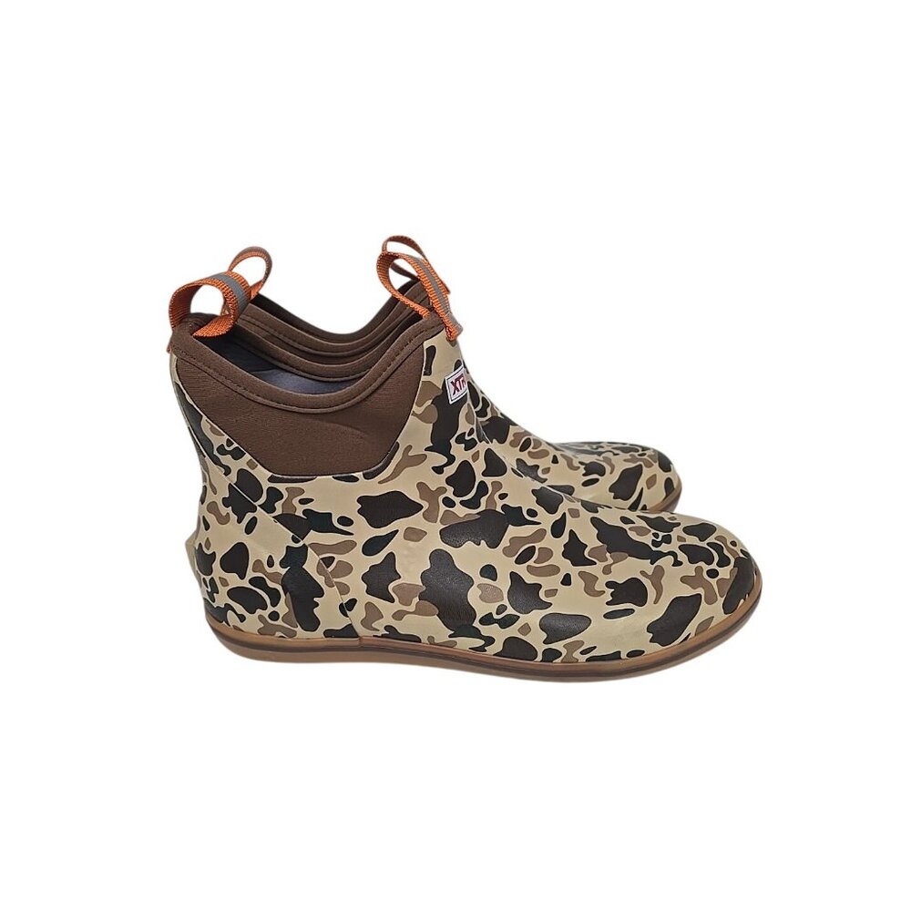Xtratuf Men's 6" Duck Ankle Deck Boots XMABDCAM Camo Size 13M - Picture 2 of 7